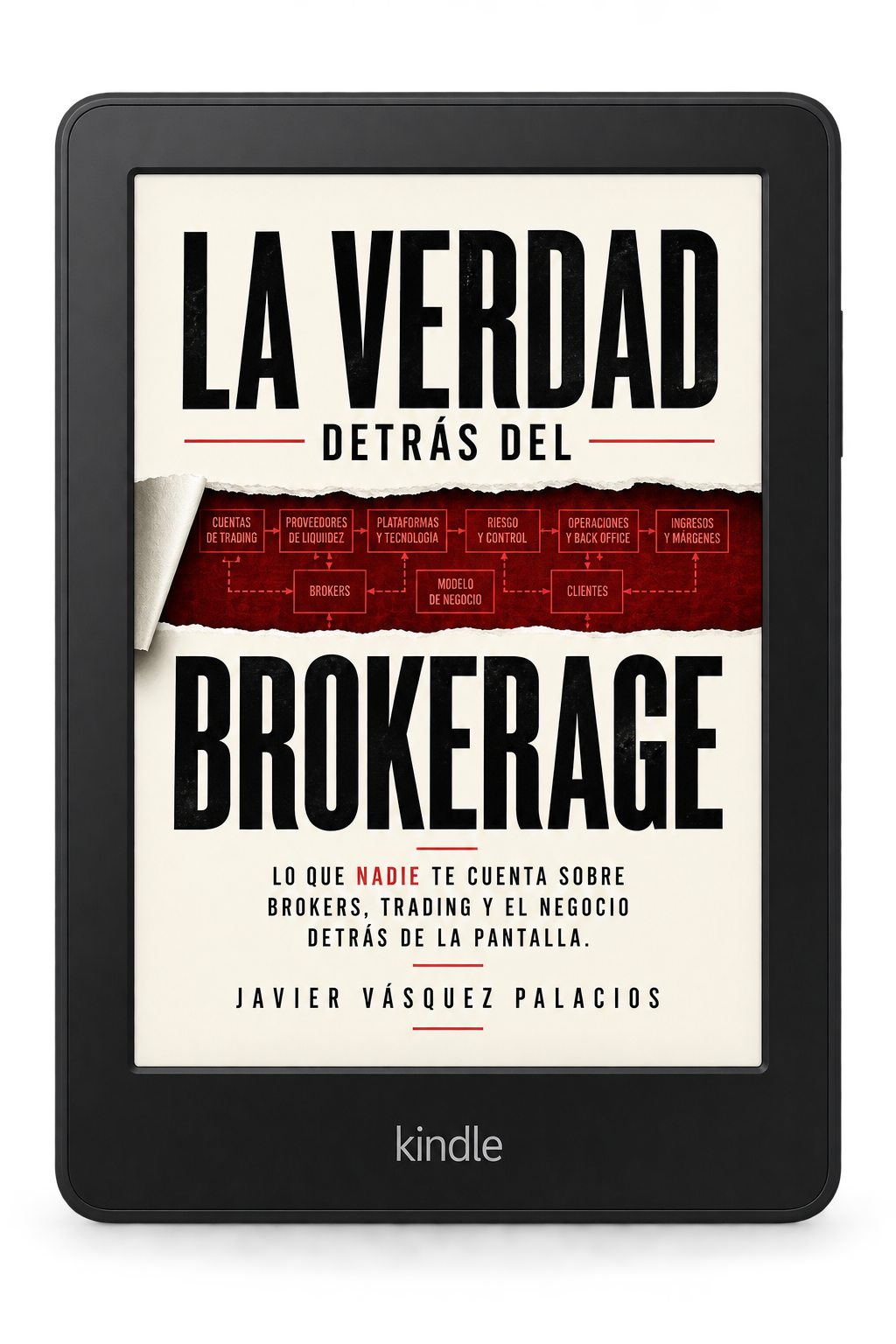 Edición Kindle del libro en un lector electrónico